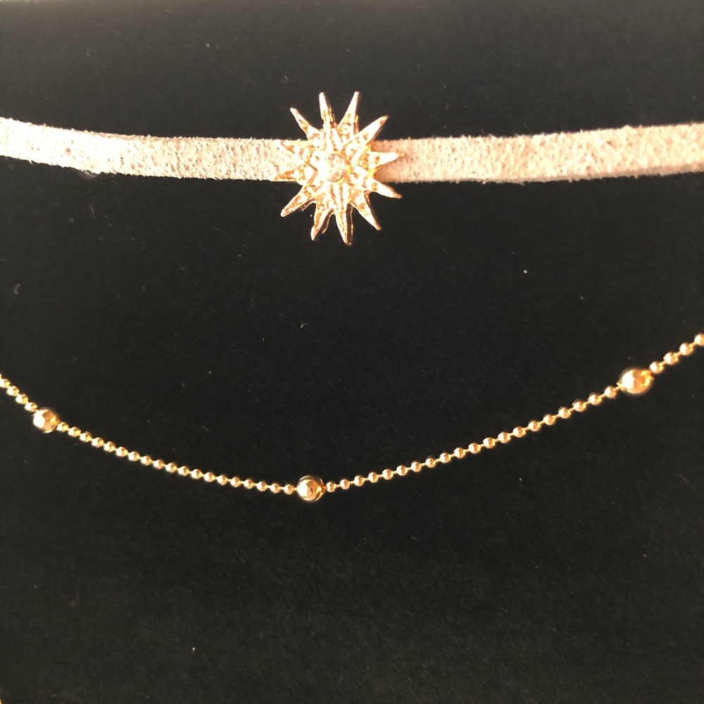 3/$15 SALE Star collar choker necklace set - Picture 2 of 2